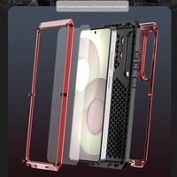 Étui de téléphone hybride en aluminium TPU PC étanche à l'eau et à la poussière, résistant aux chocs pour Samsung S26 S26 Ultra Plus, couverture intégrale anti-chute