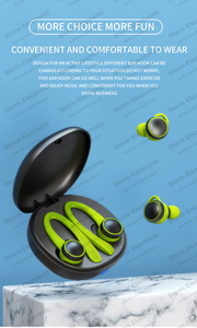 20026 Earbud TWS Tipe-C Nirkabel Baru, Headphone Olahraga, Fone, Aksesoris Elektronik Konsumen, Baterai Dapat Dilepas - Product Image 2