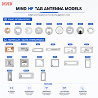Muestra Gratuita de Etiqueta NFC de Alta Calidad con Chip NFC de 13.56Mhz, Etiqueta RFID Impermeable, Etiqueta NFC Regrabable