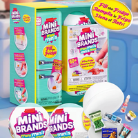 Lot de Mini-Réfrigérateurs ZU RU Originaux en Forme de Boule pour Remplir le Réfrigérateur, Boîte Mystère, Jouets Décoratifs pour Enfants, Cadeaux