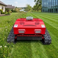 Promotion CE EPA DIY Robot Tondeuse à chenilles télécommandé sans fil à essence tout-terrain pour jardin et agriculture