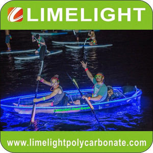 Kayak Oceánico Transparente para 2 Personas, Canoa de PC, Bote Transparente - Product Image 3