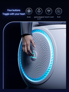 WC intelligent pour hôtel, cuvette à chasse automatique avec capteur et télécommande, drainage en S pour salle de bain, WC rond DT890SA - Product Image 6