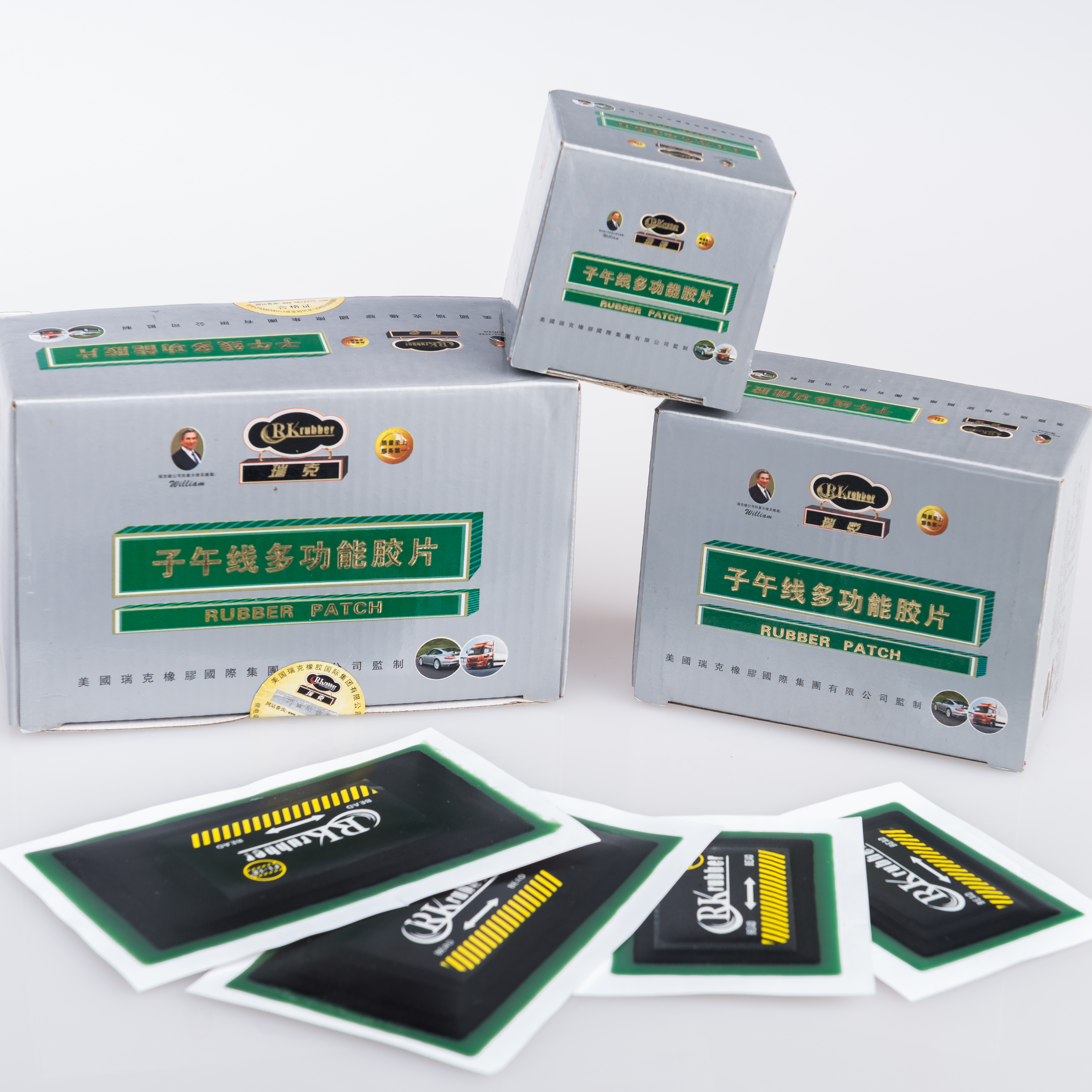 RK Brand Euro-style Radial Tire Patch Bias Emergency Tire Repair Cold Patch for Truck and Car