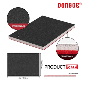 汽车油漆用OEM高品质耐磨超细钩环氧化铝海绵砂纸 - Product Image 5