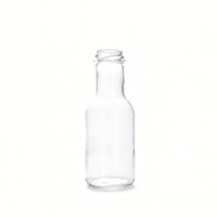 Botol Minuman Kaca Silinder 320ml, Wadah Jus Air Transparan, Dapat Digunakan Kembali, Tutup Kedap Udara, Label, Penyimpanan Kulkas Dapur Rumah