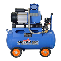 Sinewy nouveau matériau 1.2Kw 8 Bar 12 Bar 70 L petit volume moyen médical Air hôpital compresseur à piston sans huile