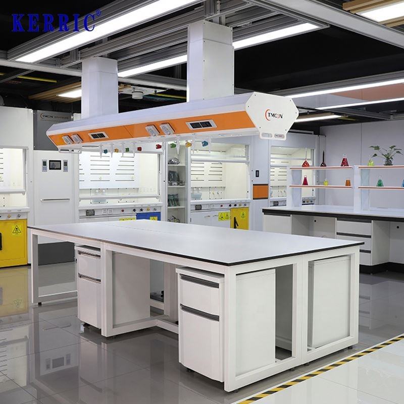Lab Storage Table Lab Table With Reagent Shelf Medical Lab Furniture Customized ...