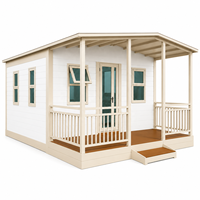 Maison conteneur de luxe avec terrasse couverte pour location Airbnb, villa de villégiature et hébergement de vacances