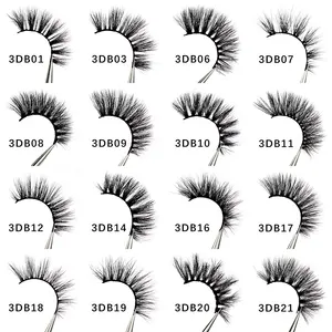 3d Silk Eyelashes Wholesale Natural Cruelty Free Full Strip Hand Made Natural Long Synthetic Hair 15mm Faux Mink Lashes