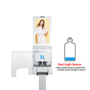 Trong Nhà Cờ Phiên Bản Kỹ Thuật Số Biển Hiển Thị Nước Rửa Tay <span class=keywords><strong>Kiosk</strong></span> Cảm Ứng Miễn Phí Thường Vụ Điện Tử Tự Động Hand Sanitizer Dispenser - Product Image 6