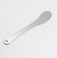 Spatule Cosmétique Multifonctionnelle Portable en Métal de 14 cm pour Application de Masques et Beurres, Modèle Grand Format pour Soins du Visage et Spa