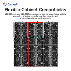 Canbest 7680Hz P1.9 P2.6 P2.9 P3.9 per interni impermeabili all'aperto curva flessibile fase noleggio Pantallas schermo a Led <span class=keywords><strong>Video</strong></span> Wall - Product Image 4