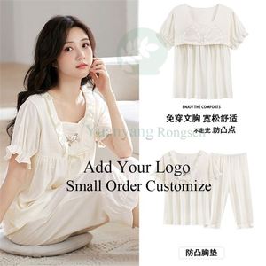 Set di Pigiami in Seta di Lusso per Donne, Ideale per l'Estate - Product Image 4