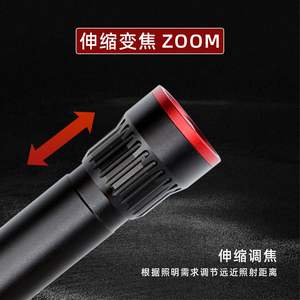 Linterna telescópica con zoom Nbjdlite, minilinterna Led de aleación de aluminio para senderismo, Camping, uso diario con batería AAA - Product Image 4