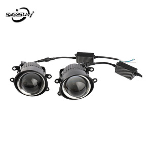 Lente de proyector de faro Led de 3 pulgadas, lente de faro interior, luces <span class=keywords><strong>antiniebla</strong></span>, faros LED automáticos para Subaru Outback para <span class=keywords><strong>Peugeot</strong></span> 307 - Product Image 4