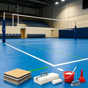 Outdoor Tennis Modular Floor Mat 12X12 Inch Children Classroom Sport Educational Flooring Pp Interlocking Basketball Court ce - Product Image 5