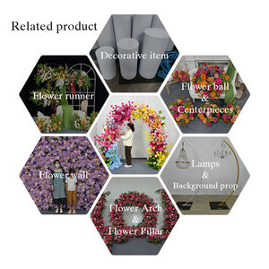 Arreglo de Rosas y Hortensias Artificiales de Colores Vibrantes, Perfecto para Decoración de Fondo de Bodas y Arcos Florales - Product Image 5