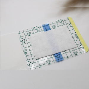 Customized 6x7cm Waterproof Umbilical Cord Protector For Infants Swimming White PU Non Woven Foam Anti Bacterial - Product Image 3