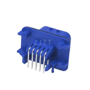 Conector de PCB de extremo de placa de control eléctrico automotriz 776267-5, soporte de PIN impermeable AMP, Conector de enchufe a tope macho/hembra ECU