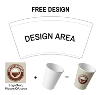 Gobelets en papier jetables personnalisés, sans plastique, écologiques, 12 oz, 16 oz, en vrac, pour bubble tea, café, à emporter, avec couvercle