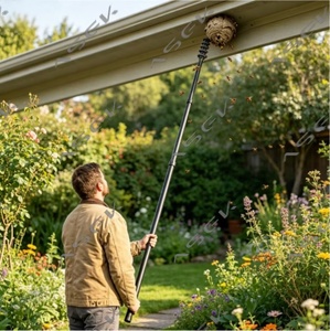 Palo telescópico para palmeras con abrazaderas para tubos telescópicos / Fabricante <span class=keywords><strong>de</strong></span> palos telescópicos para control <span class=keywords><strong>de</strong></span> animales - Product Image 3