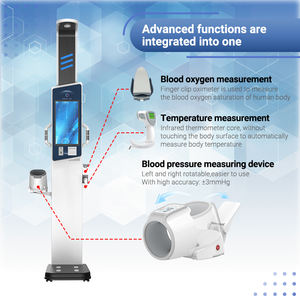 고급 19 인치 안드로이드 기계식 스케일 스틸 광고 건강 측정 스테이션 스마트 건강 검진 키오스크 OEM ODM - Product Image 5