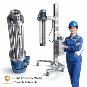 Homogénéisateur mélangeur à cisaillement élevé IBC en acier inoxydable Ace pour les cosmétiques et les engrais liquides - Product Image 2