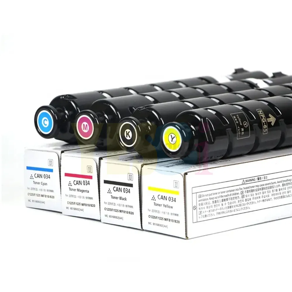 Ja-Kleurrijke Toner 034 Zhuhai Tonercartridge Factory Compatibel Voor Canon Kleur Imageclass MF810 820 Ir C1225iF 1225 Hoge quali