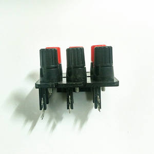 Panel de terminales de audio WP6-10A de doble fila y 6 posiciones para altavoces, con toma de cableado externo WP, salida de fábrica - Product Image 2