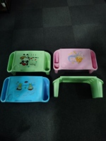 Table pliante portable pour ordinateur portable, bureau paresseux pour la maison, petite table d'étude légère en plastique pour étudiants et enfants