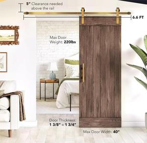 ชุดประตูโรงนาสีทอง - Product Image 4