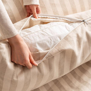 Sofá Euler de Lino y Algodón, Tapizado Extraíble y Lavable, Relleno de Plumón, Diseño de Líneas Rectas, Sofá para Sala de Estar - Product Image 4