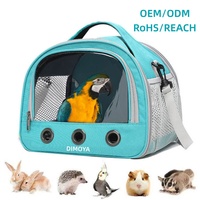 Sac à dos de transport pour oiseaux, pliable, en tissu Oxford, écologique, moderne, classique, carré, pour petits animaux, avec fermeture éclair