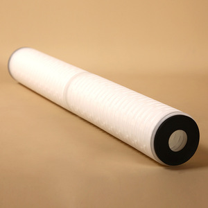 Pure Health 20-Inch Microporous Pleated Filter Cartridge Double Opening Industrial Precision External Pressure Type - Product Image 2