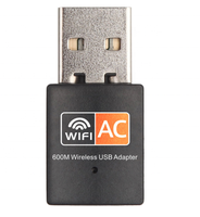 Adaptador de tarjeta de red Lan inalámbrica, Dongle con USB, Wifi, 600M, con Realtek RTL881Chip