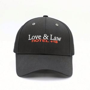 Manufacture Custom 6 Panel Mens <b>Plain</b> Black Embroidery Logo Baseball <b>Caps</b> - Product Image 2
