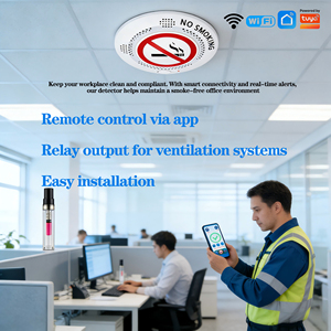 DS-800 ระบบเตือนภัยไฟไหม้แบบไร้สาย Tuya WiFi ควบคุมผ่านแอพ พร้อมระบบแจ้งเตือนด้วยเสียง สำหรับบ้าน โรงเรียน สำนักงาน โรงแรม ร้านอาหาร และสถานที่เชิงพาณิชย์ - Product Image 3