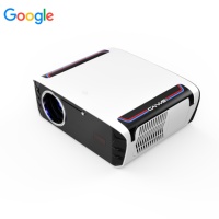 Nouveau design, projecteur Android TV Google 4K 1850 ANSI sans fil pour cinéma maison, réunions et bureaux, Proyector d'usine
