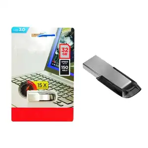 Pendrive sandiskk siêu Flair USB 3.0 ổ đĩa flash CZ73 8GB 16GB 32GB 64GB 128GB 256GB 150 MB/giây Ổ Đĩa Bút mini Kim Loại USB Key