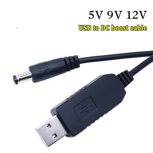 USB Power <span class=keywords><strong>Boost</strong></span> Dòng DC 5V để DC 9V / 12V bước lên mô-đun USB chuyển đổi Adapter Cáp 2.1x5.5mm cắm cáp USB - Product Image 3