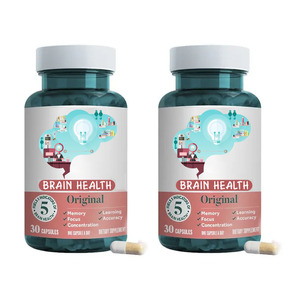 Nhãn hiệu riêng Vegan nootropic thuốc chăm sóc sức khỏe bổ sung với vitamin & khoáng chất cho tập trung <span class=keywords><strong>Phosphatidylserine</strong></span> não viên nang - Product Image 1