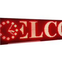 Écran d'affichage LED programmable extérieur Panneau d'affichage Message Bannière