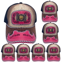 Gorra de Béisbol Unisex con Logo 3D de Metal Estilo Occidental, Informal, de Mezclilla, Lona, Malla, para Pesca al Aire Libre