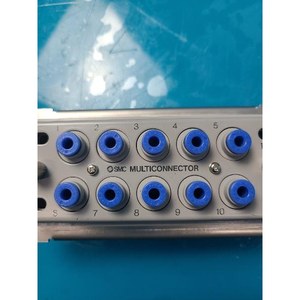 Prise de connexion rapide pneumatique SMC KK3S10-04 / 5/32, utilisée comme pièce détachée pour équipement semi-conducteur d'occasion - Product Image 2