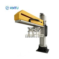 Máquina Paletizadora Robótica de Columna de 4/6 Ejes Controlada por PLC de Alta Velocidad para Bolsas, Cajas y Botellas con Certificación CE