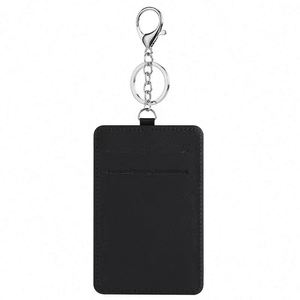 Promotion : Porte-badge moderne et portable en cuir PU vierge pour impression sérigraphique, idéal pour cartes d'identité, badges nominatifs, cartes de travail, cadeaux d'affaires et de bureau - Product Image 5