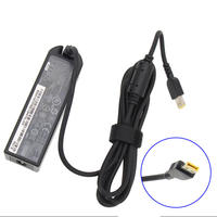 Adaptor Daya Laptop 36W 12V 3A DC Mini USB OEM Bersertifikasi CE FCC ROHS Perlindungan Sirkuit Pendek Lenovo ADLX36NCT2C