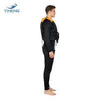 Gilet de sauvetage personnalisé unisexe en mousse EPE pour le surf, la voile, le kayak et les sports nautiques avec sangle de maintien des jambes