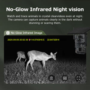 12MP HD Weitwinkel 4G Jagd-Wildkamera mit Solarbetrieb, Schwarzlicht, 2 PIR-Bewegungsmelder, Sicherheitskamera zur Tiererkennung mit Solarsystem - Product Image 5